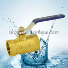 forged NPT full port brass ball valve with new bonnet steel handle CE FM UL IAPMO